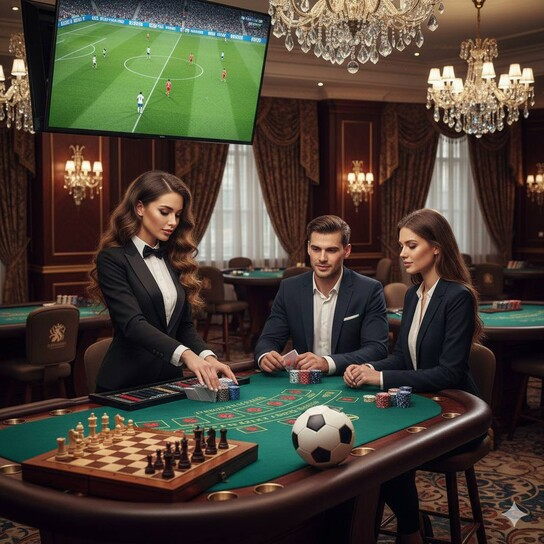 Luxurious Crypto Casino Interface